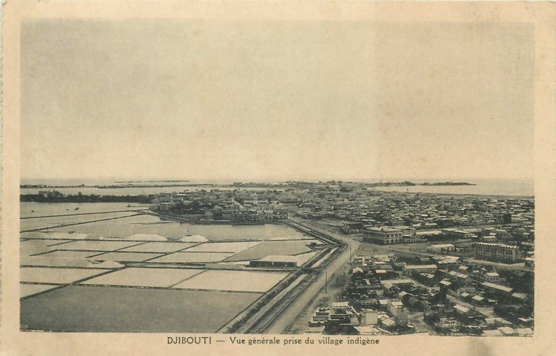 DJIBOUTI - general view taken from the indigenous village