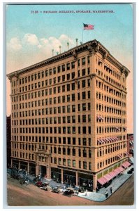 Spokane Washington Postcard Paulsen Building Exterior View 1910 Vintage Antique