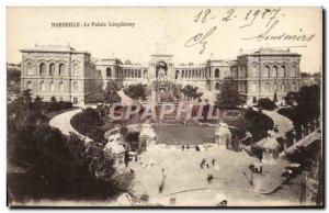 Old Postcard Marseille Longchamp Palace Circle soldier Marseille