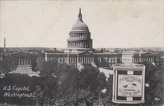 Advertising Pompeian Olive Oil U S Capitol Washington D C