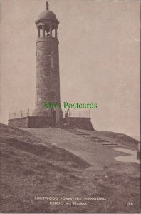 Derbyshire Postcard - Crich Nr Matlock, Sherwood Foresters Memorial  RS33527