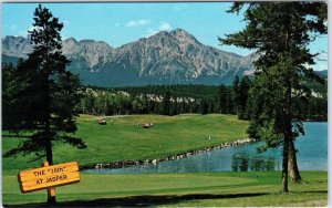 JASPER NATIONAL PARK, Alberta  . Canada 2 Postcards of the 16th HOLE   c1950s