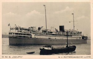 Rotterdamsche Lloyd D.M.S. Dempo Steamer RPPC 06.71