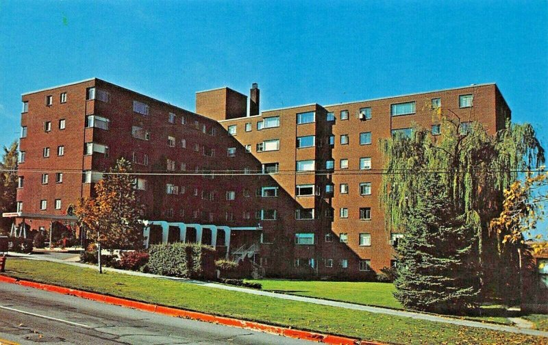 SALT LAKE CITY UTAH~UNIVERSITY HEIGHTS APARTMENTS~130 SOUTH 13th EAST POSTCARD