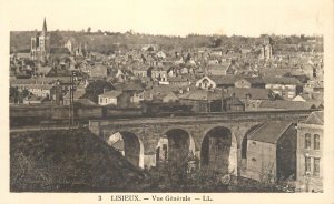 France Lisieux panorama train bridge arches