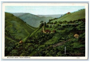 c1930's View Of Military Road Near Aibonito San Juan Puerto Rico PR Postcard