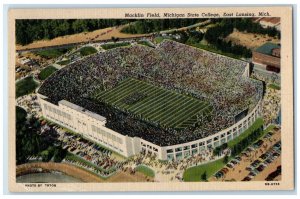 c1930's Macklin Field Michigan State College East Lansing Michigan MI Postcard