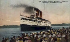 Cavuga Landing at Queenston Totonto to Niagra Falls Route, Steam Boat Steamer...