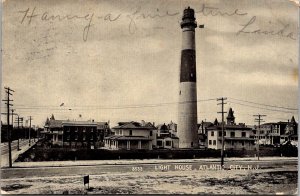 Light House, Atlantic City NJ c1907 Vintage Postcard S64