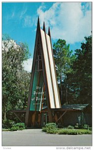Entrance to The Prince of Peace Memorial, Silver Springs, Florida, United Sta...