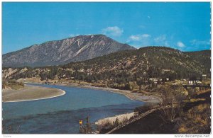 The junction of the scenic Fraser and Thompson River,  Lytton,  B.C.,   Canad...