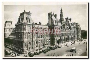 Old Postcard Paris and its wonders of City Hall