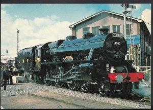 Railways Postcard - Trains - LMS Class 5MT 4-6-0 No.4767 at Shildon  A5619