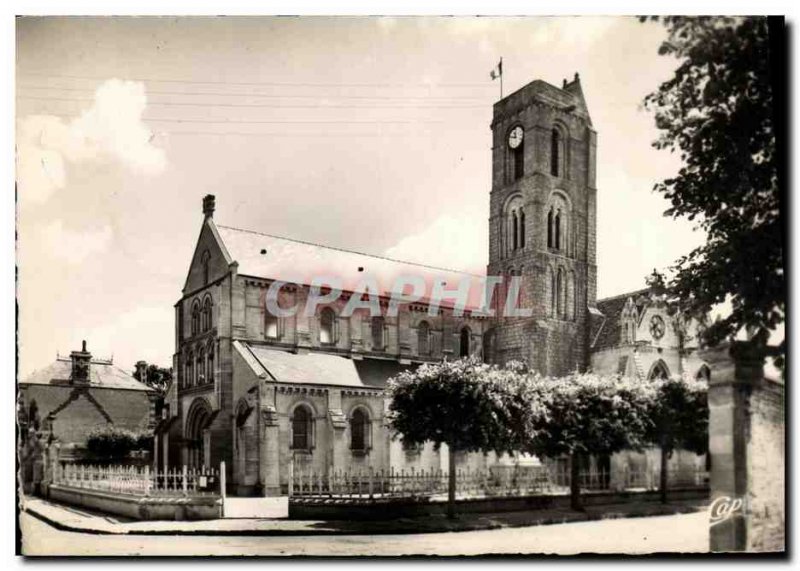 Modern Postcard Lion Sur Mer The church