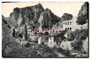 Old Postcard Menton General view of the Border