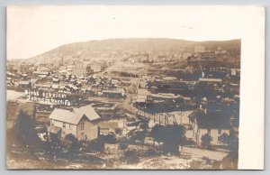 Johnsonburg PA Pennsylvania RPPC Bird's Eye View of Town c1905 Postcard AA3