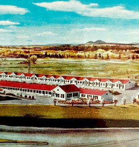 Charterhouse Motor Motel Bangor Maine Postcard 1930s-40s Tichnor Brothers DWS5B