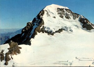 Switzerland Jungfrau mit Sphinxobservatorium und Moench