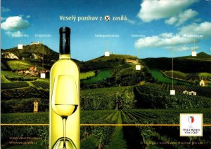 Znojmo, Moravia Czech Republic   WINE REGION~VINEYARDS~HARVESTS  4X6 Postcard