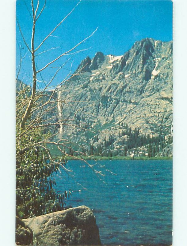 Pre-1980 LAKE SCENE Silver Lake at June by Mammoth Lakes CA AE4240