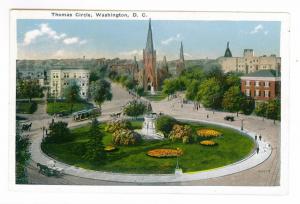 Thomas Circle, Washington, D.C., unused Reynolds Postcard