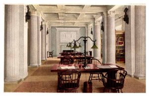 Postcard LIBRARY SCENE Concord New Hampshire NH AR6814