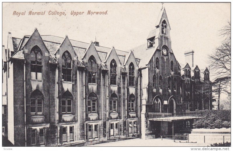 Royal Normal College , Upper NORWOOD , London , England , PU-1913