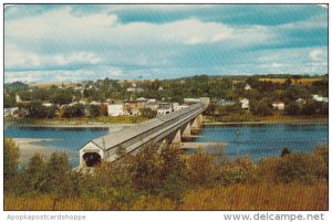 Canada New Brunswick Hartland Longest Covered Bridge In The World