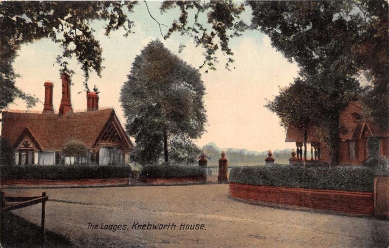 KNEBWORTH  HERTFORDSHIRE UK THE LODGE~PATERNOSTER & HALE'S SERIES POSTCARD