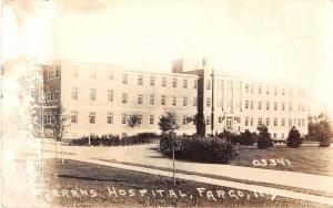 Fargo North Dakota Veterans Hospital Real Photo Antique Postcard J49481