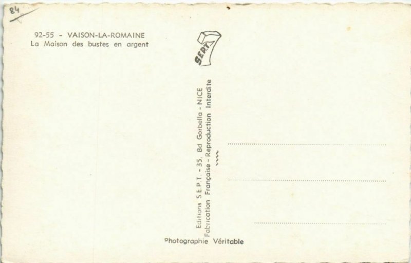 CPA VAISON-LA-ROMAINE La Maison des Bustes en Argent (1086349)