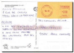 Postcard Modern Ozoir la Ferriere (S & M) Square Church