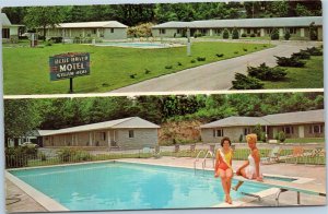 Blue Haven Motel, Lake City, Tennessee - women poolside