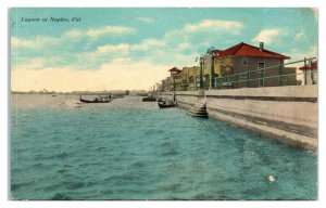 Early 1900s Lagoon at Naples, CA Postcard *5Q16