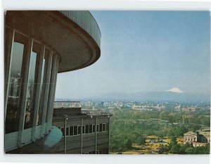 Postcard Mt. Fuji and further beyond, Hotel The New Otani Tokyo, Japan