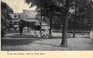 Town & Country Club St Paul Minnesota 1910c postcard