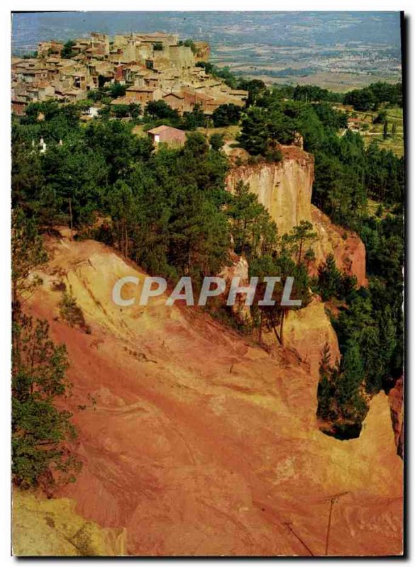 Postcard Modern Belles Images Roussillon Its cliffs of La Chaussee Giants