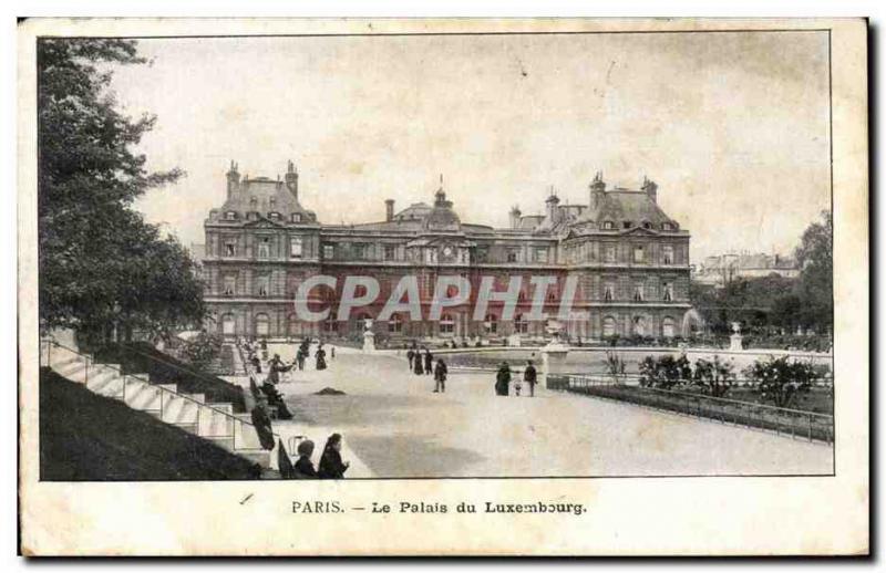 Paris Old Postcard The Luxembourg Palace