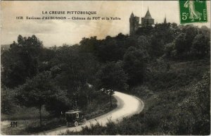 CPA Env.d'Aubusson Chateau du Fot et la Vallee FRANCE (1051102)