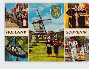Postcard Holland Souvenir, Netherlands
