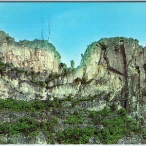 c1950s Pendleton County, WV Seneca Rocks Odd Formation Shawnee Indian Trail A177