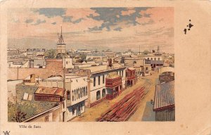 Egypt Ville de Suez General View vintage postcard B932