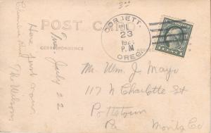 Columbia River Highway Oregon~Vista House~1923 RPPC Postcard