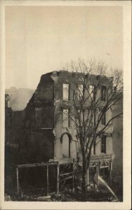Manchester NH New Hampshire Merchant Exchange Destroyed by Fire RPPC