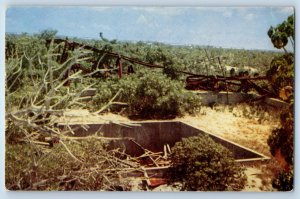 Marshall Islands Postcard Old Water Catchment used During WW1 Wake Island c1950s