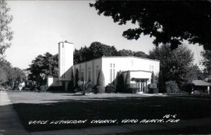 Vintage RPPC Vero Beach Florida FL Grace Lutheran Church LL COOK Real Photo