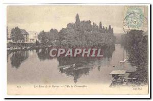 Old Postcard L & # 39island of CHENNEVIERE