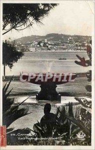 CANNES Old Post Card - View � through the Garden Abert 1