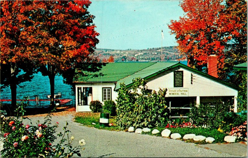 Canandaigua NY LeTourneau Christian Camp Postcard used 1972