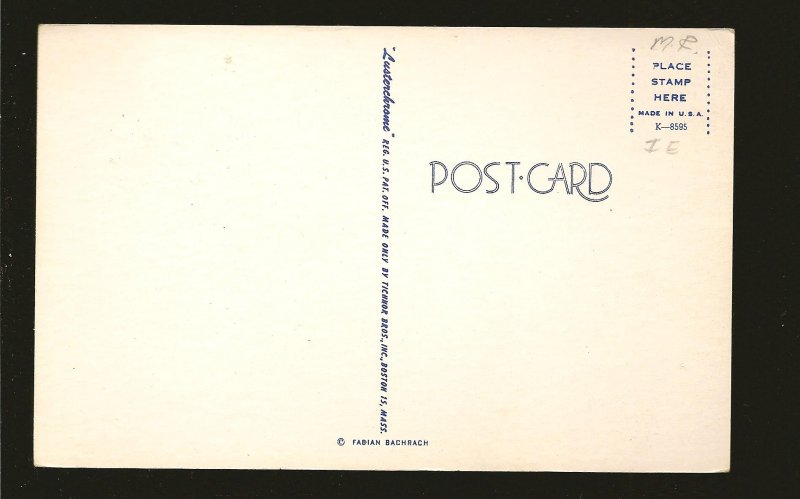 USA President John F Kennedy Signed Color Lusterchrome Postcard